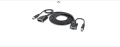 KVM Cable: VGA and USB. 