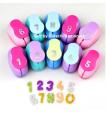 10Pcs 0 To 9 Large Size 16Mm Cutout Craft Punch Arabic Numbers Diy Assorted Paper Punching Machine Craft Punch Km8805. 