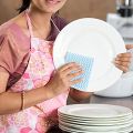Kitchen Tools Dishcloth Disposable Oil-free Reusable Dish Towels Scouring Pads Kitchen Cloth Rolls Cleaning Rags - 1 Roll x 100pcs. 