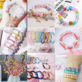 480Pcs Crackle Glass Beads 8mm Crystal Beads Bracelet Beads Gemstone Ball Beads Loose Spacer Beads. 