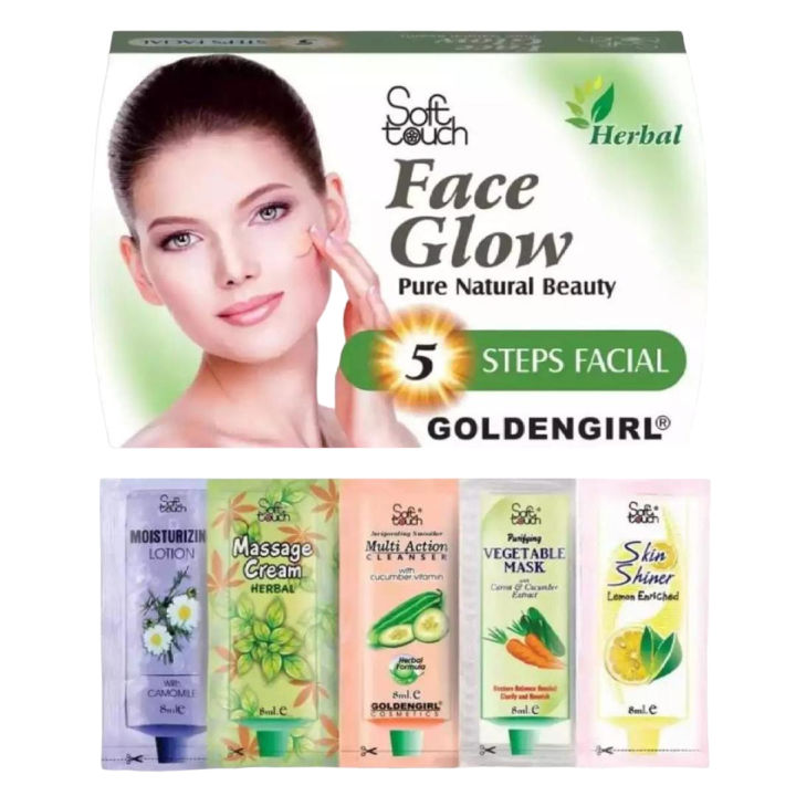 Herbal Facial Kit Soft Touch 5 Steps Facial