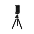 Mini tripod with telescopic legs for smartphones - 360 ° rotation. 