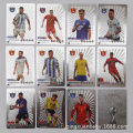 Soccer Star Card Football Player Fan Cards 50 Sheets European and American Football Star Footballers Gold Foil Cards Gifts. 