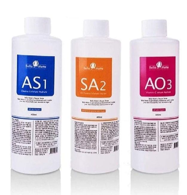 AS1 AS2 AO3 HYDRA GEL Hydrafacial Serum Hydrafacial solution