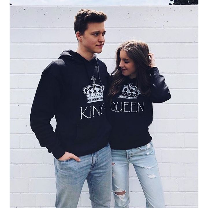 KH Store King and queen pullover matching hoodies for men and women ...