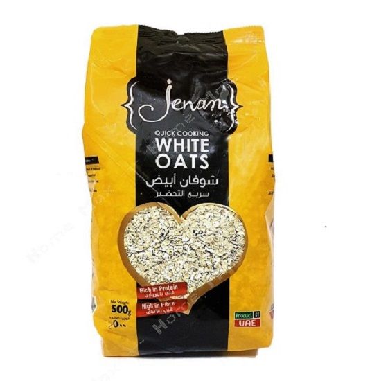 Jenan White Oats Pouch Halal - 500gm