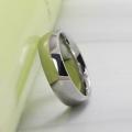 Silver Round Stainless Steel Ring. 