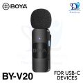 Boya BY-V20 Professional 2.4GHz Wireless USB-C Dual Microphone With Selectable Noise Cancellation. 