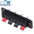 4 Positions Connector Terminal Push In Jack Spring Load Audio Speaker Terminals Clip. 