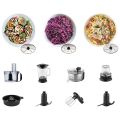 New KENWOOD Multipro Compact Food Processor (FDM307SS) 800W motor • Speed dial with pulse • 2.1 litre processing bowl • 1.2 litre blender • High quality attachments -Stainlwss steel. 