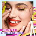 Ultra-Thin Black Eyeliner Pencil Waterproof Long Lasting Smooth 12 Colors Colorful Liquid Eyeliner High Makeup Pigment Eye LinerBasketball. 