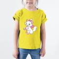 oversized shirt for women aesthetic t shirts for women panglakad Disney Marie Cat Girls Clothes Short Sleeve Harajuku Toddler Girl T Shirt Pink Top Streetwear Kids Shirt Korean Fashion Vetement. 