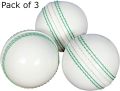 Sports Soft Rubber Cricket Training Practicing Hard (Random Color) Cricket Ball Seasoned Hand Stitched No Stamp for and Outdoor Practice Cricket Balls set of 3. 