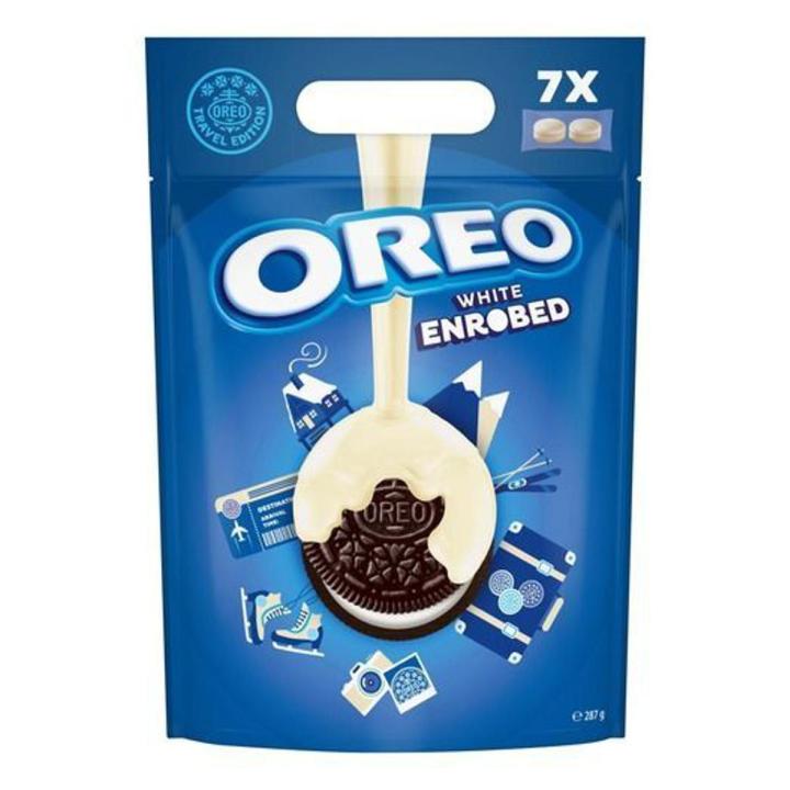 Oreo Enrobed White Chocolate Cookies 246 g - Pack of 1