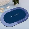 Bath Mat Water Super Absorbent Non-Slip, Water Absorbent Anti Slip Floor Carpet for Bathroom, Shower Room, Tub, Entryway, Kitchen, Sink. 