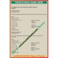 De Morgans Law Maths Math Mathematics - Board and Chart Graphics Flex sheet Panaflex Penaflex pana pena flex for Learning Education and Decoration of Class Room of School and College with customise Your School and Teacher Name. 
