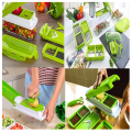 12 PCs Nicer Dicer & Slicer - Genius Chopper Nicer Dicer - Speedy Chopper Nicer Dicer Plus Fruit & Vegetable Peeler - Multi-function Manual Vegetable Chopper & Salad Cutter - Food Processors - Home Appliances - Graters, Peelers & Slicers Small Kitchen. 