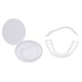 【Hengli jewelry story】Whitening Snap Perfect Smile Denture Teeth Comfort Fit False Teeth Reusable Teeth Cover Adjustable Flex for Upper One Teeth Dent. 
