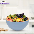 wooden serving bowl. 