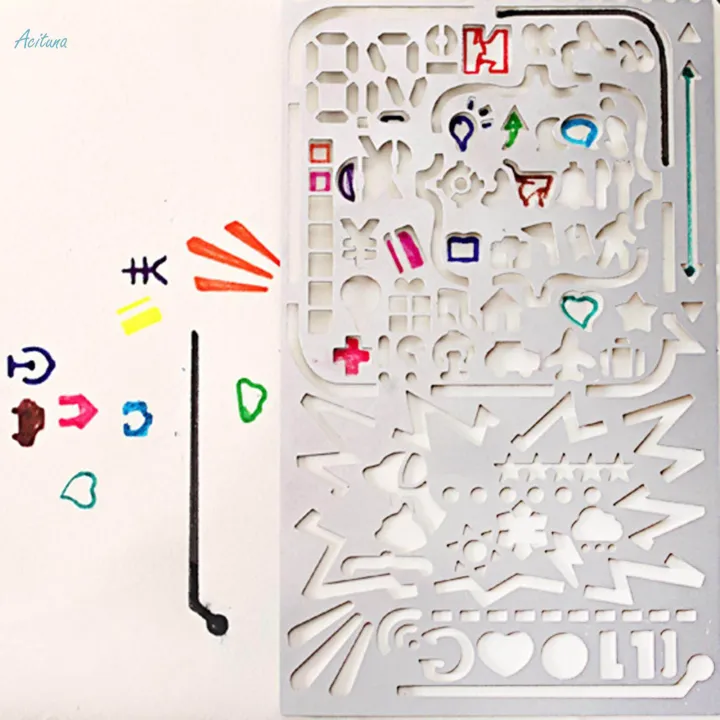 Drawing%20Template%20DIY%20Drawing%20Tool%20Lightweight%20Portable%20Party%20Art%20Design%20Office%20Supplies%20Home%20C%20-%20Image%203