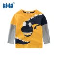 【BestGO】kids T-shirt for 1-8 years old boys girls Long sleeve Classic surround dinosaur baju raya kanak kanak. 