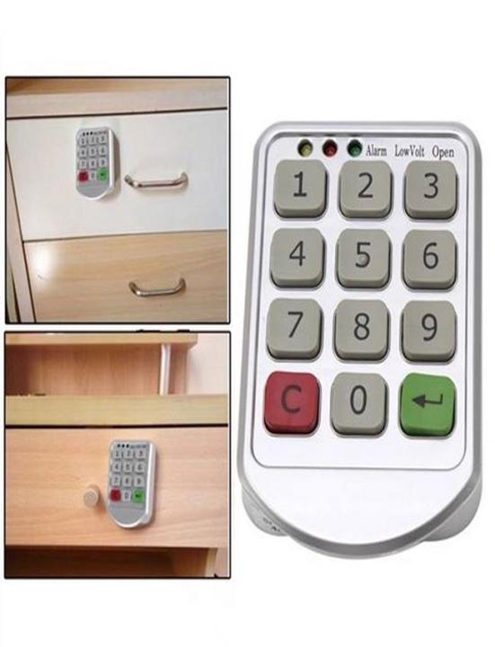 Cabinet Lock Drawer Lock Cupboard Digital Password Lock Electronic Pad Lock Digital Code Combination Lock Password Keypad Number Cabinet Door Code Locks For Cabinet Door Drawer Door Lock Hardware keypad lock