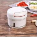 mini chopper manual speedy chopper meat mincing machine vegetable and fruit chopper Powerful Meat Grinder Hand-power Food Chopper Mini Food Garlic Slicer Speedy Chopper Household Mincing Machine Minced Hand Pull Grinder Grill Vegetable Meat Kitchen M. 
