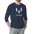 MK Garments - MESSI Printed Long Sleeves Plain Tshirts For Men. 