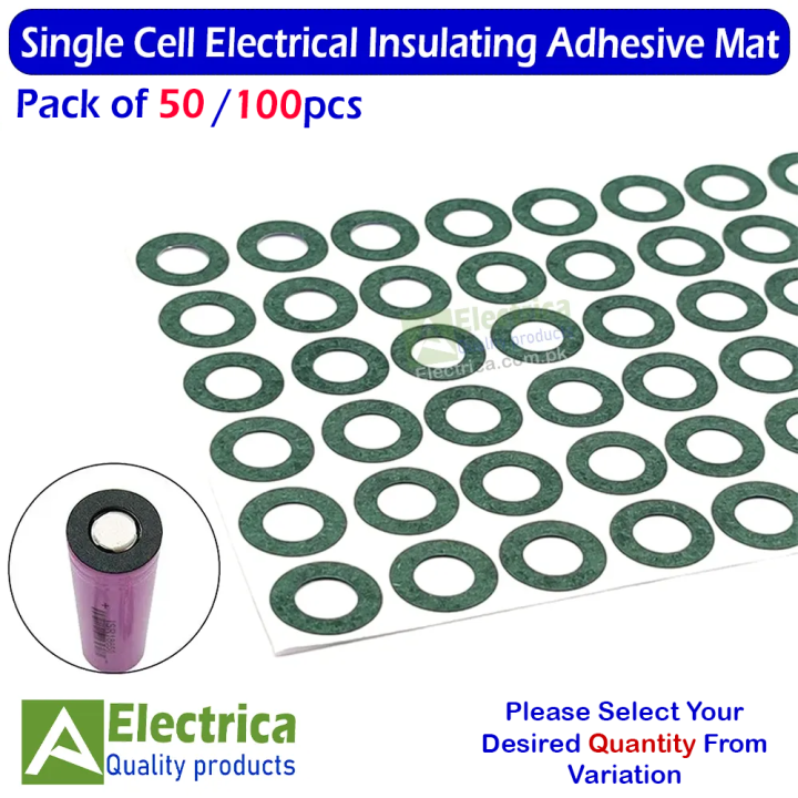 50/100pcs 18650 Li-ion Battery Insulation Gasket Barley Paper Battery Pack Cell Insulating Glue Patch Electrode Insulated Pads by electrica