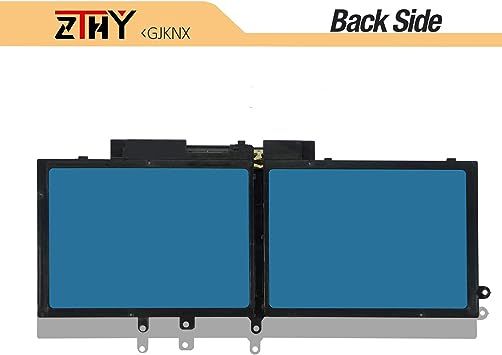 ZTHY 68Wh GJKNX Battery Replacement for Dells Latitude 5480 5580 5280 5590 5490 E5480 E5580 E5490 E5590 Precision 15 3520 3530 Series GD1JP 0GD1JP DY9NT 0DY9NT 5YHR4 451-BBZG 7.6V 4-Cell 8500mAh
