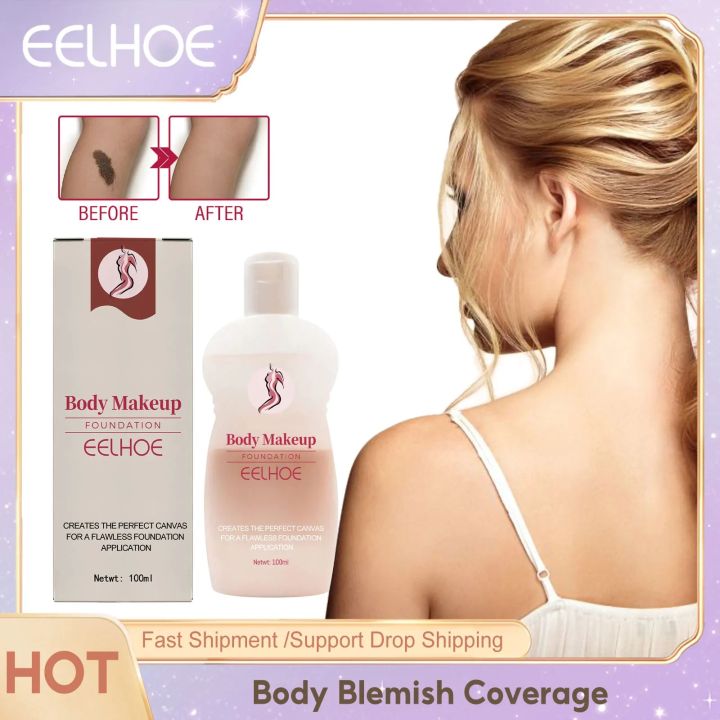 Body Makeup Foundation Full Coverage Long Lasting Waterproof Matte Base Primer Invisible Blemish Tattoo Scar Smoothing Concealer