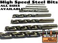 High Speed Steel HSS Drill Bit  (ALL SIZES AVAILABLE) Metal bit Warma Set Wall Drill Bit Set Toolkit Hand Tools Tool kit Power Tools Drill Machine Tools. 