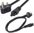 Laptop Charger Cable High Quality Power Cord Cable for Laptop Charger 1m, Black colour. 