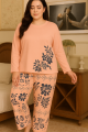 Full Sleeves Night Wear for Best experiences at bed time & Casual Wear NN Wear Floral Women’s and Girls – Stylish Floral Printed 2-Piece Sleepwear Set. 