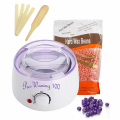 Wax Machine Kit, Portable Electric Hair Removal Original Pro Wax 100 Machine Wax Heater Deal (4 In 1 Including 300Gms Wax Beans And Wooden Spatula And Applicator Sticks). 