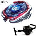 Fusion Top Rapidity Fight Metal Master Beyblade 4D Launcher Grip Set Collection. 