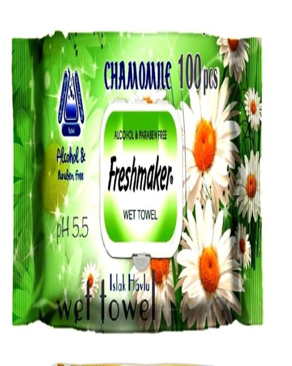 Wet Towel Chamomile - 100 Pcs