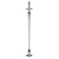 1set 2 3 Tier Cake Plate Stand avy Metal Center Handle Fitting Hardware Rod Shape:Ornate Victoriana Color:Silver  Amount:1 Sets. 