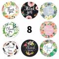 Pack Of 100 Pcs Round Thank You Stickers Labels Seals Envelopes Grow Business. 