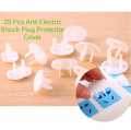 25 Pcs Anti Electric Shock Plug Protector Cover Cap Baby Children Safety Guard Two holes - Power Socket. 