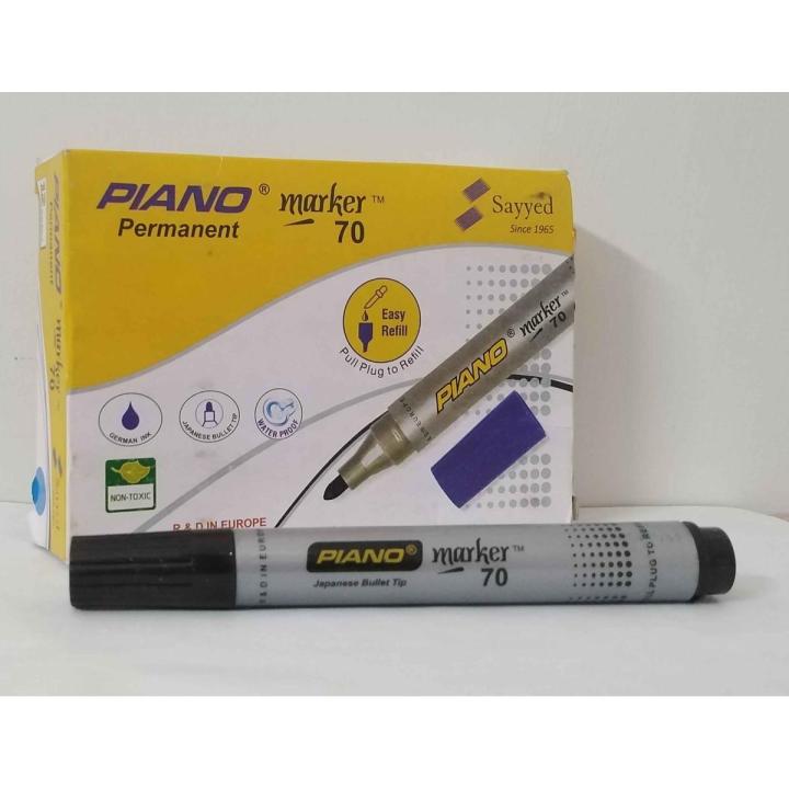 Permanent Marker 70 Red, Blue, Black