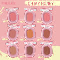 BataBata PINKFLASH Makeup Blush Matte Sun-Finish Long Lasting Face Blusher Contour Powder Beauty Peach Pink Korean Makeup Blush. 