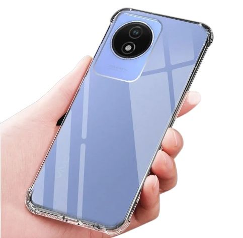 Vivo Y02T Back Cover Transparent Soft Silicone Crystal Clear Case For Vivo Y02T