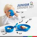 Pack of 5 Colourful Kids Set (Including Plate, Bowl, Glass, Spoon and Fork). 