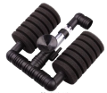 Sponge Filter For Fish Aquarium XY - 2831 Best Double Bio Sponge Filter For Planted Aquarium And Fresh Water Fish Tank. 