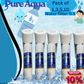 PURE AQUA PPF 0.3 Micron Filter Cartridge – 10 Inch | High-Efficiency Sediment Filter | RO Water Purifier Replacement Element – Pack of 1 / 3 / 5 / 10. 