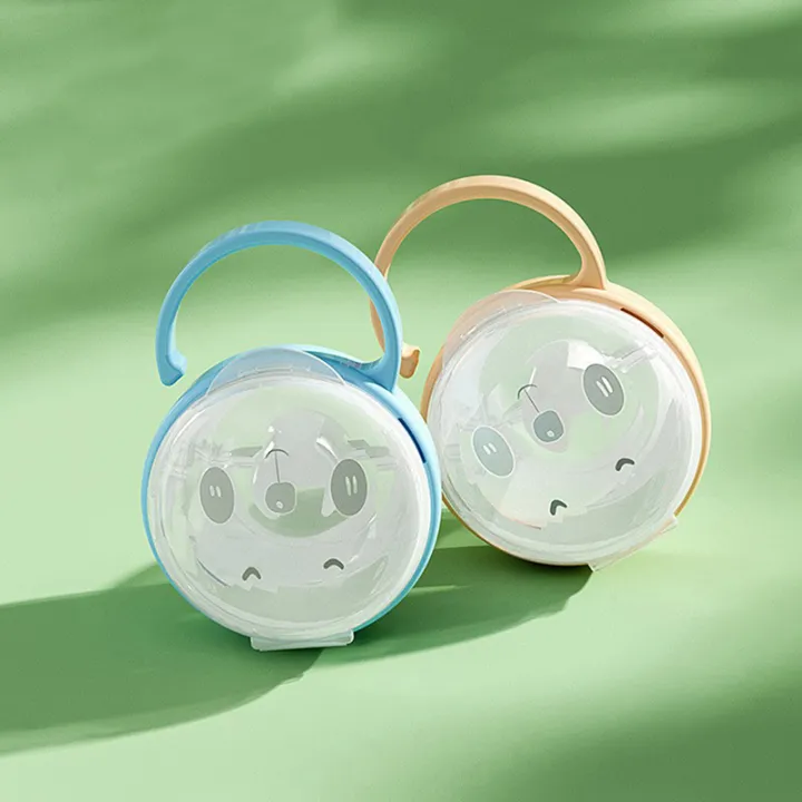 Baby Pacifier Storage Container Baby Pacifier Box Pacifier Clip PP Plastic Soother Container Holder Box ...