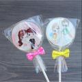 Cheese lollipop packaging bag small plastic paper stick candy wrapping paper mold homemade handmade three-piece set. 