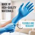 Disposable Reusable Gloves 6pcs Latex Rubber Gloves Food Grade Gloves for Finishing Cleaning Safety Work. 