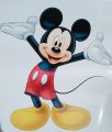 size- 10 x 8 inches - Mikey Mouse cute Cartoon character style self adhesive Wall stickers vinyl decal for kids, boys, girls, school, class, cupboard, bedroom, nursery, clinic, home decoration decor lovers- Multicolor - Lucky garnet. 